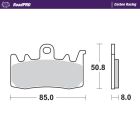 Moto-Master Brake pad RoadPRO Carbon Racing