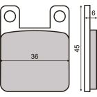 Brake pads, Front / Rear