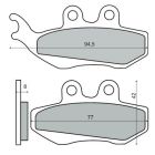 Brake pads, Front