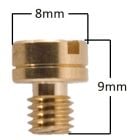 Main Jet # 143 , Round, Fits: Mikuni