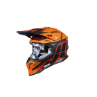 Just1 Helmet J-39 Poseidon Fluo Orange/Red/Black 