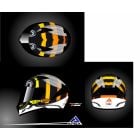 APEX kiiver FI100 Bee läikiv must JNR