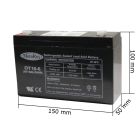 AKUMULAATOR OT 10A-6V 10Ah