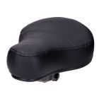 saddle / seat flat 60mm quilted black for Puch, Kreidler, Zündapp, Hercules, Vespa, Tomos, MBK moped