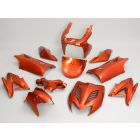 body kit orange metallic 11-piece for Yamaha Aerox, MBK Nitro 50cc, 100cc 2T