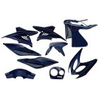 fairing kit EDGE 9-piece blue metallic for Yamaha Aerox, MBK Nitro