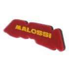 õhufilter poroloon Malossi toppelt punane sponge - Derbi, Gilera, Piaggio