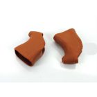 Handle fitting rubber set brown for Peugeot 103 Mobylette