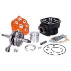 Cylinder kit and crankshaft MVT Iron Max 90cc 45mm for Piaggio/Derbi D50B0