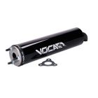 Rear silencer Voca Racing black 50/70cc