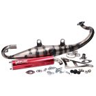Yasuni Carrera 10 punane summuti Peugeot horisontaalsele, Kissbee 50, Ludix, Pure, Streetzone 50, Speedfight 4 jaoks