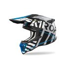 Kiiver Airoh Strycker Brave blue grey