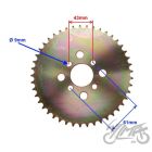 Tagumine hammasratas 45H,/ 428 sisemine mõõt 41mm, ATV 250 Bashan