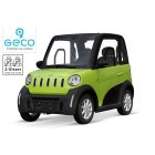 Elektriauto GECO Twin 4.0 V2 Mopedauto, 2 kohta, 3.5kw 60V/100Ah Type 2