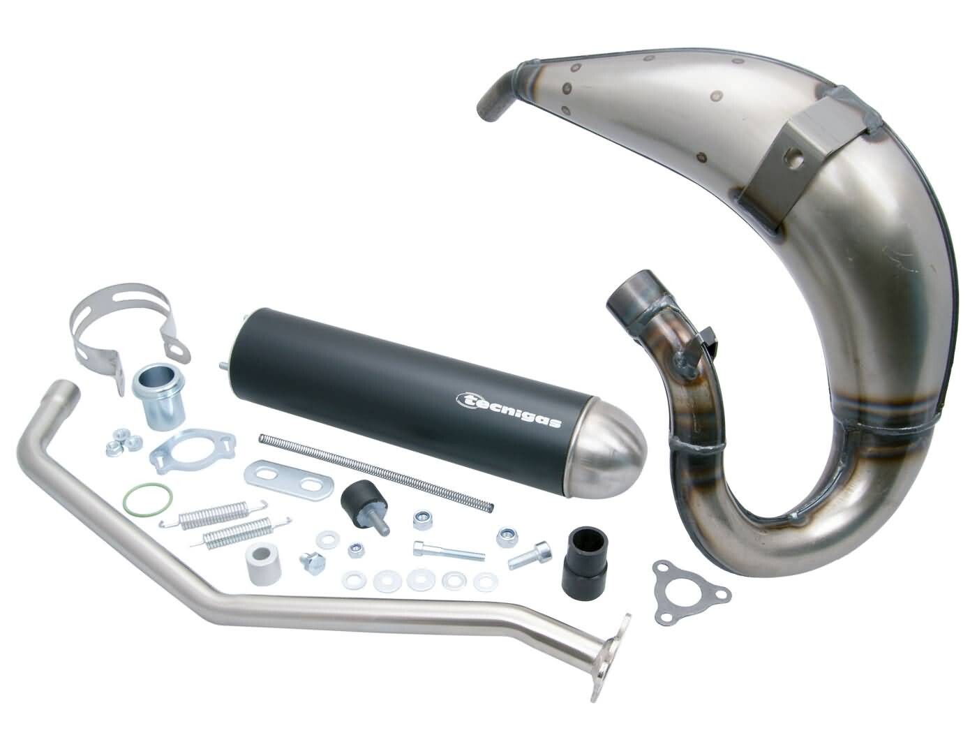 Väljalaskesüsteem TECNIGAS E-NOX Steel Derbi Senda (00-), Aprilia RX/SX, Gilera RCR/SMT
