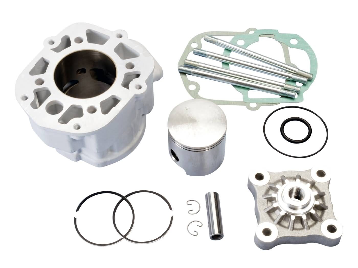 Silindrikomplekt POLINI alumiinium racing 80cc 50mm Piaggio / Derbi D50B0 mootorile