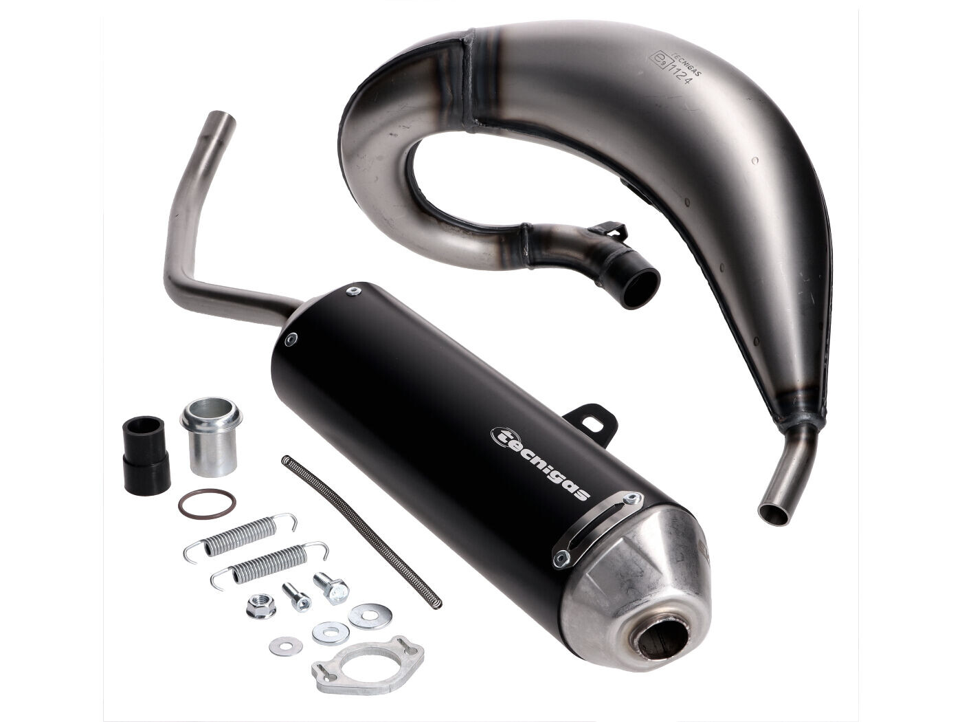 väljalaskesüsteem TECNIGAS E-NOX EVO Steel Derbi Senda 00-, Aprilia RX, SX, Gilera RCR, SM