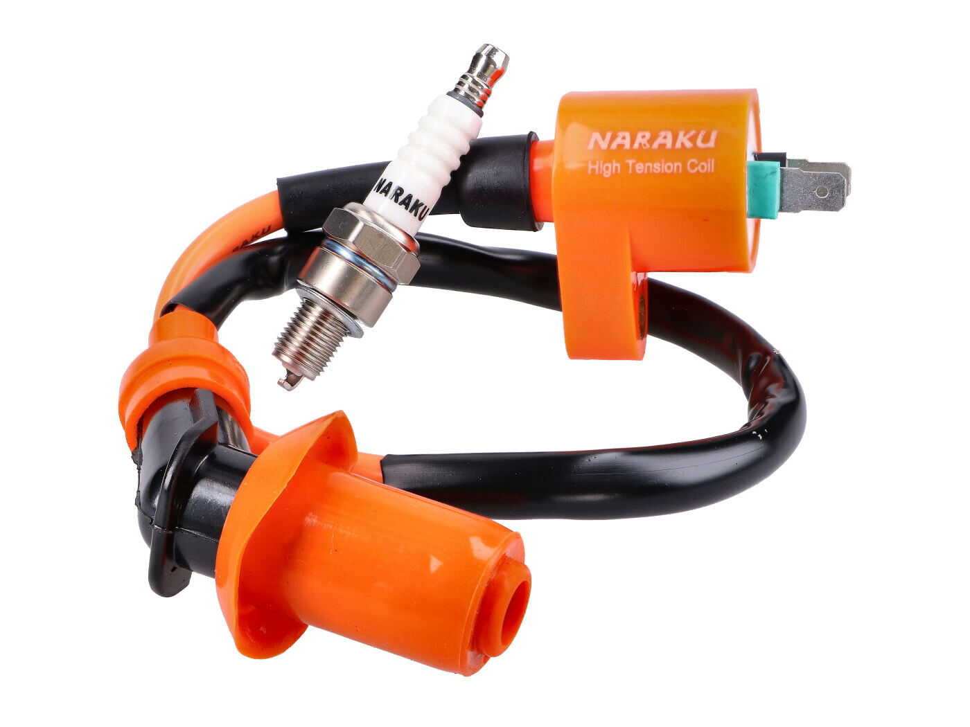 Süütesüsteemi uuenduskomplekt Naraku süütepool ja iridium süüteküünal GY6 139QMB jaoks