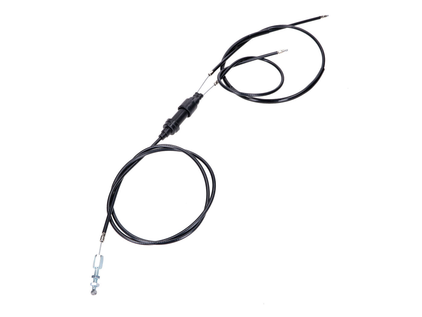 Throttle cable Naraku PTFE with distributor for Piaggio NRG, ZIP, Liberty, Gilera Runner, S
