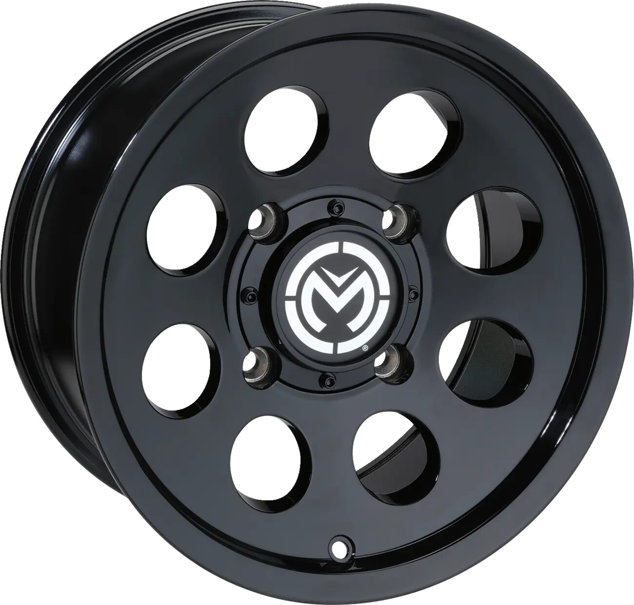 Ratas MOOSE OFFROAD HARD-PARTS 26X 4/156, 317 kg (700 lb), must, läikiv, esi/tagumine