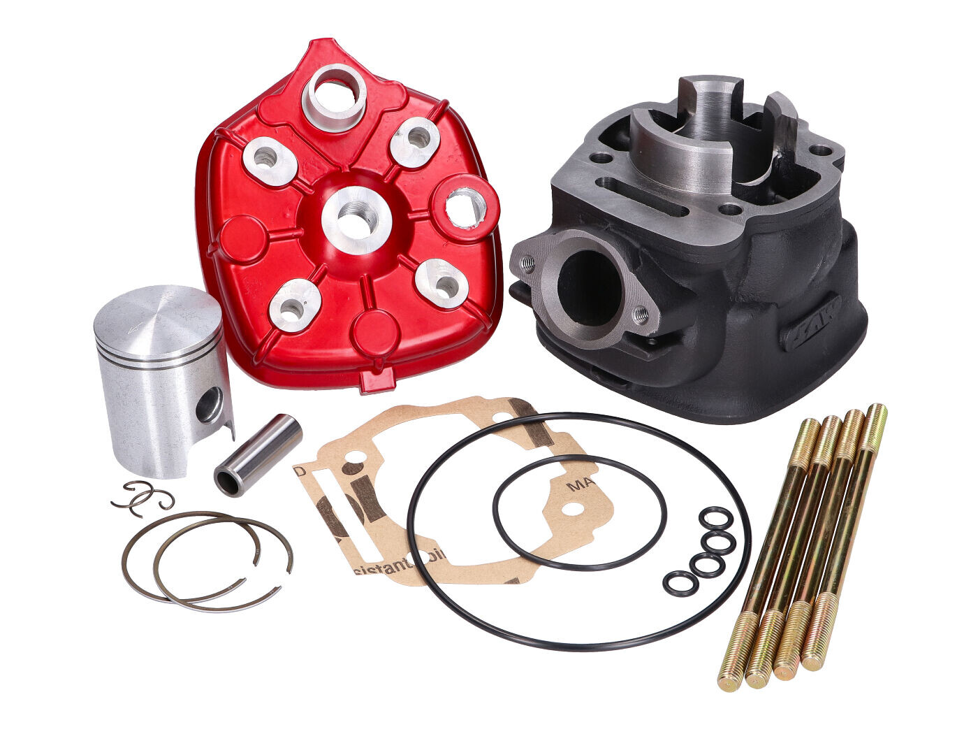 silindrikomplekt MVT Iron Max 50cc Derbi D50B0 jaoks