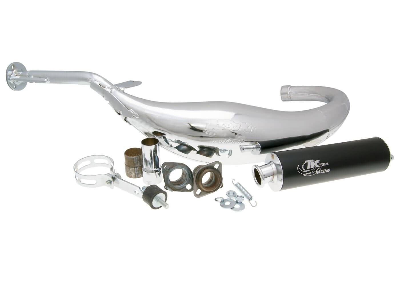 väljalaskesüsteem TURBO KIT Carreras 80 kroom Aprilia, RX, SX, Derbi Senda R, SM, GPR, Gil