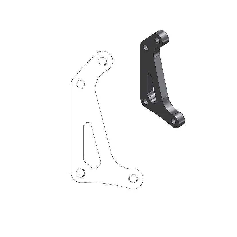 BRAKE ADAPTER SUPERMOTO R