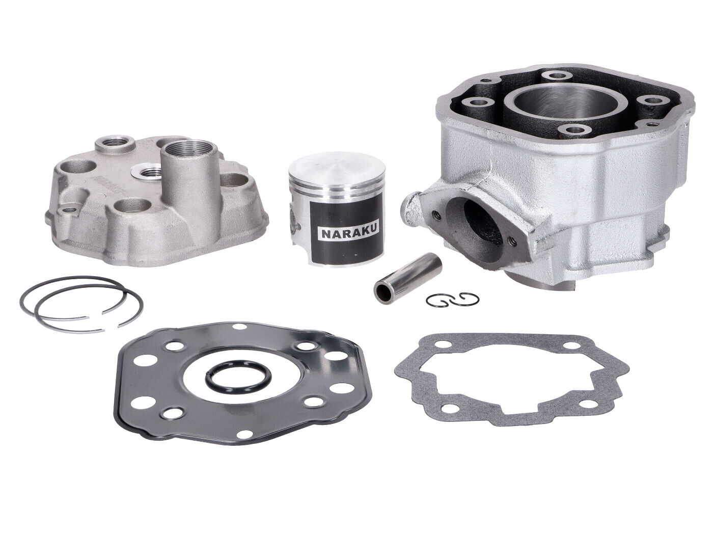 Silindrikomplekt NARAKU V.2 70cc Derbi Sendale, GPR-ile, GSM-ile, SMT-le, RCR-ile, Zulule,