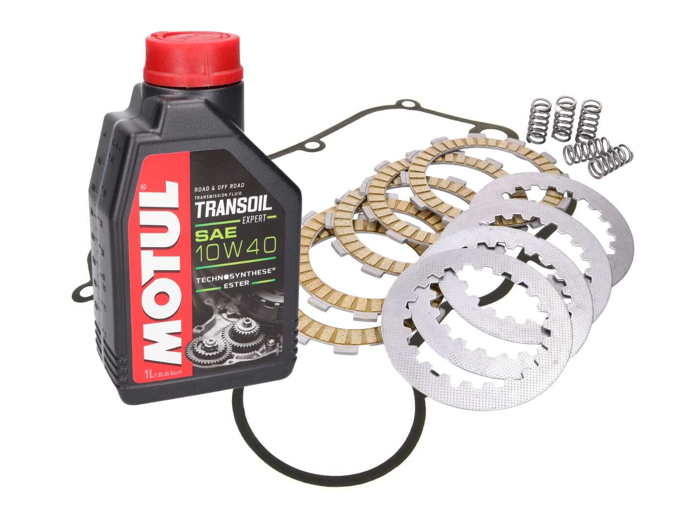 Clutch disk revision kit Naraku HDRC Aramid 5-plate clutch for Derbi EBE, EBS, D50B
