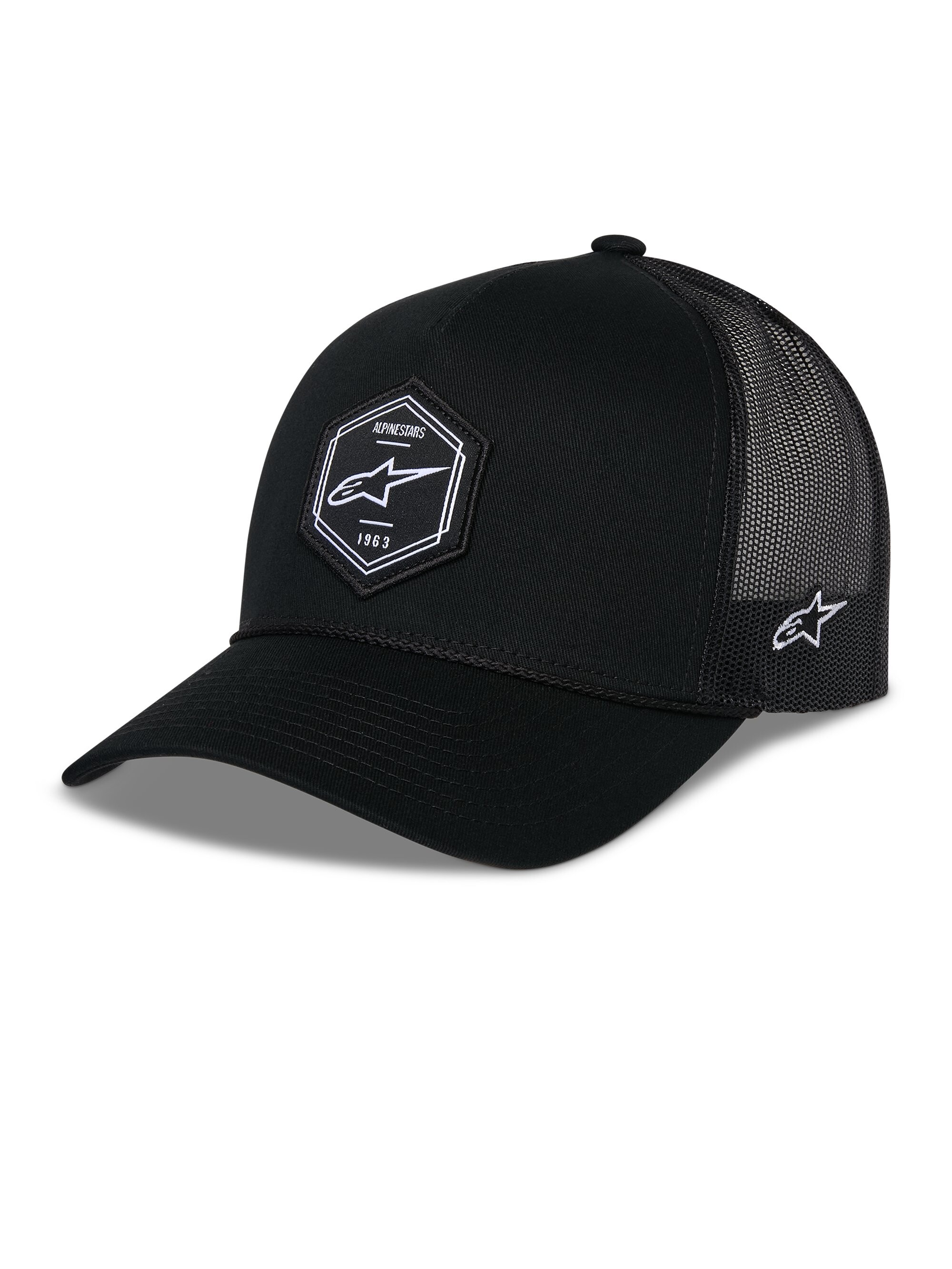 Alpinestars Hat Hexeon Trucker Snapback Black/Black One Size