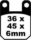 BRAKE PAD EBC SFA115