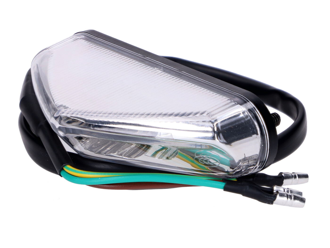 Rear light LED clear glass 82x22mm universal