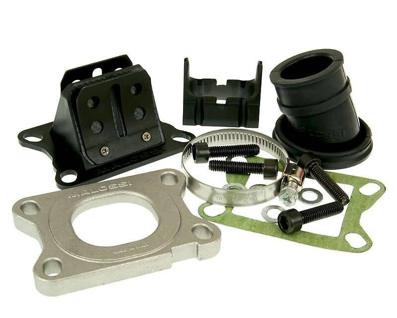 Sisselaskekollektori komplekt MALOSSI MHR FKM 21mm Minarelli AM, Derbi EBE, EBS, D50B0, Ge