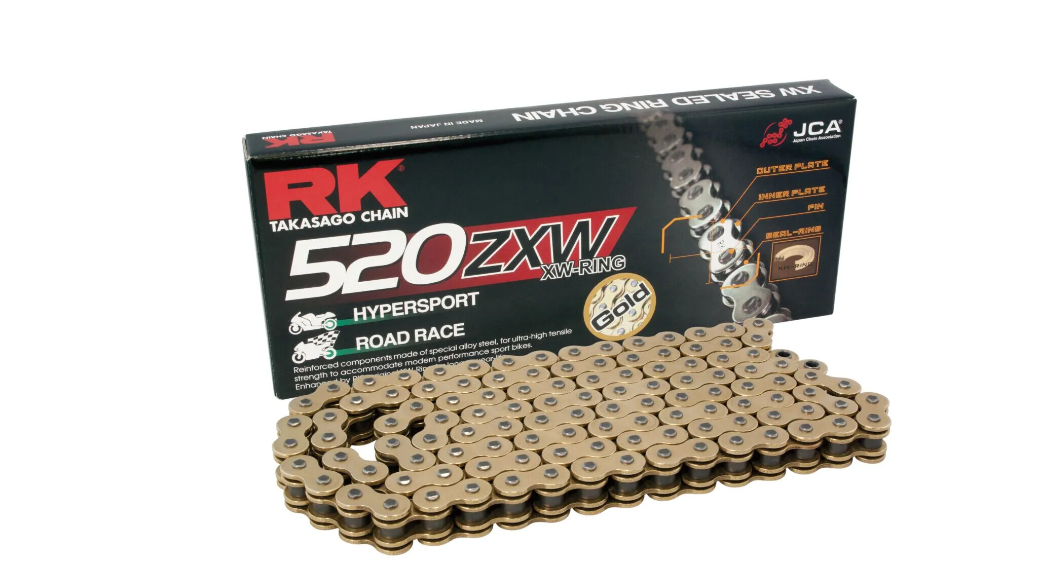 CHAIN X-RING 520X110 GOLD