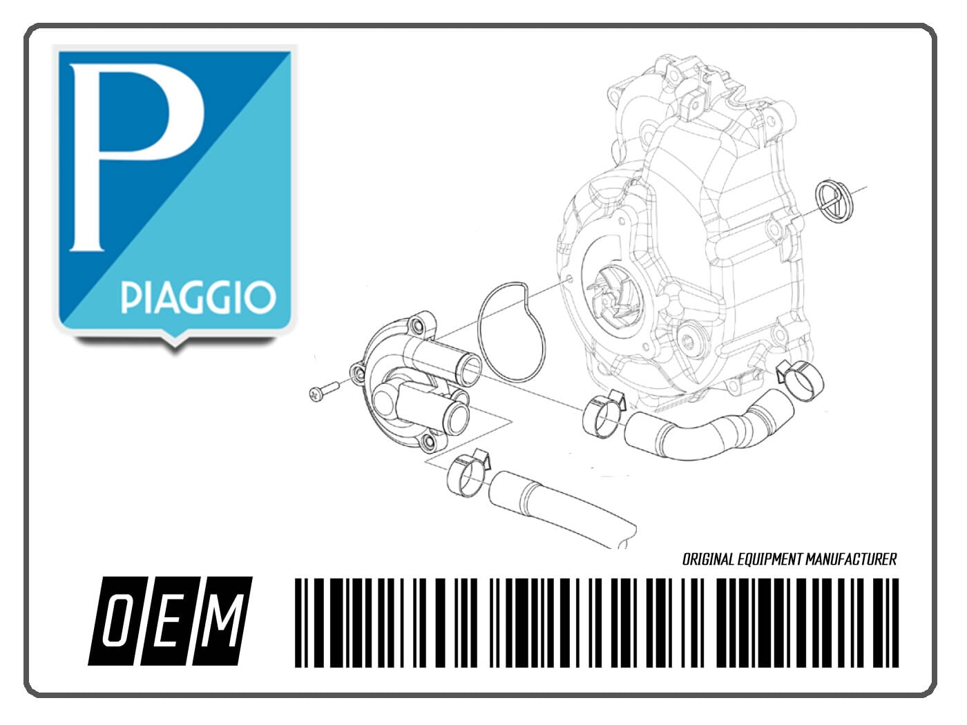 Piaggio o-rõngas tihend