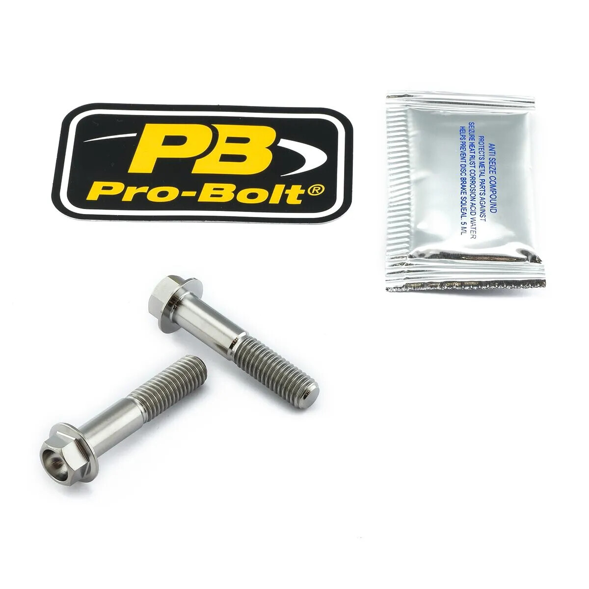 Roolikinnituse poldikomplekt PRO BOLT TICLIPBAR60 titaanist